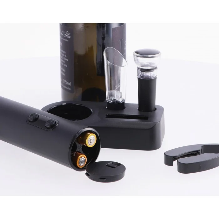 Apribottiglie elettrico a batteria per vino con base