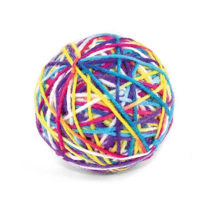 Gomitolo multicolor per gatti 5,5 cm