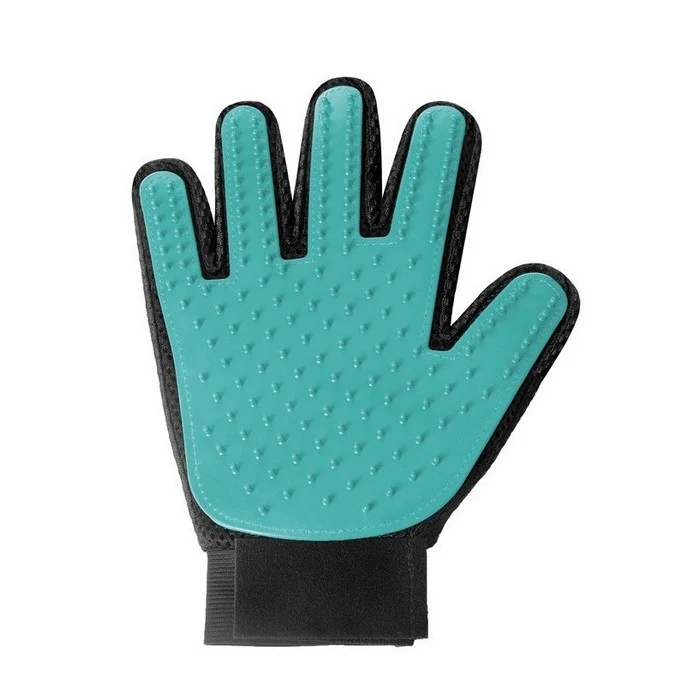 Guanto spazzola con palmo in silicone per cani - Soft touch