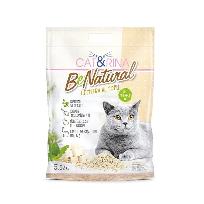 Cat&Rina Lettiera ecologica al tofu 5,5 lt - BeNatural