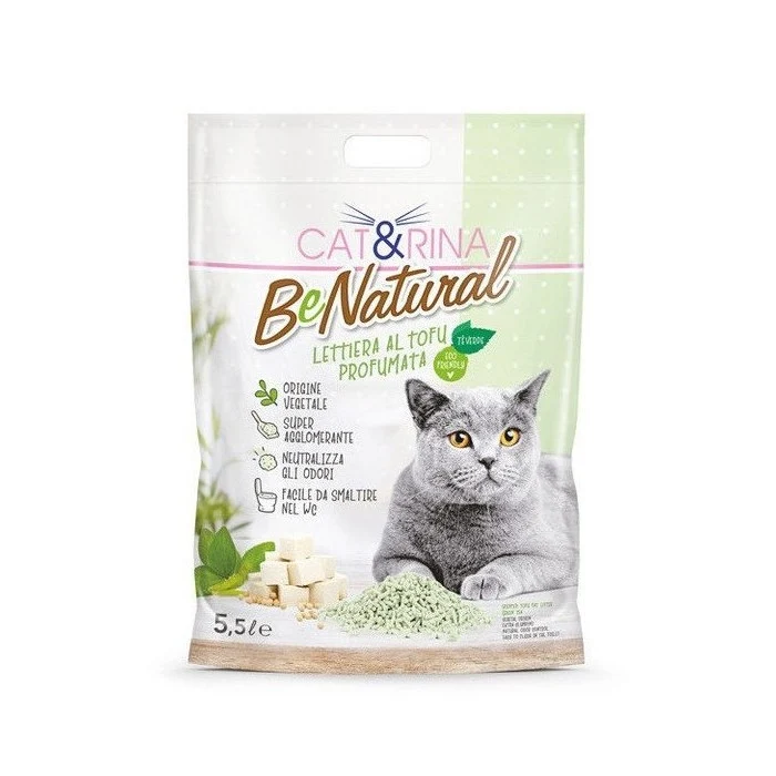 Cat&Rina Lettiera ecologica al tofu 5,5 lt - BeNatural