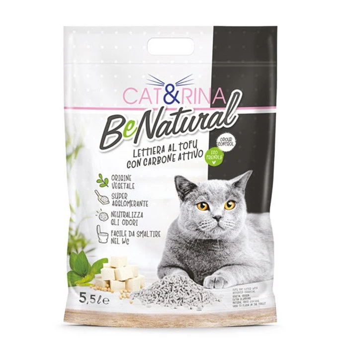 Cat&Rina Lettiera ecologica al tofu 5,5 lt - BeNatural
