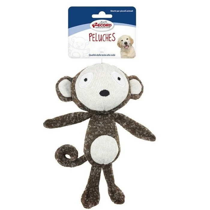 Peluche per cani con squeaker scimmia - Softy