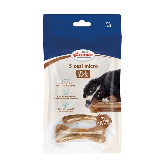 5 ossi XXS da masticare per cani