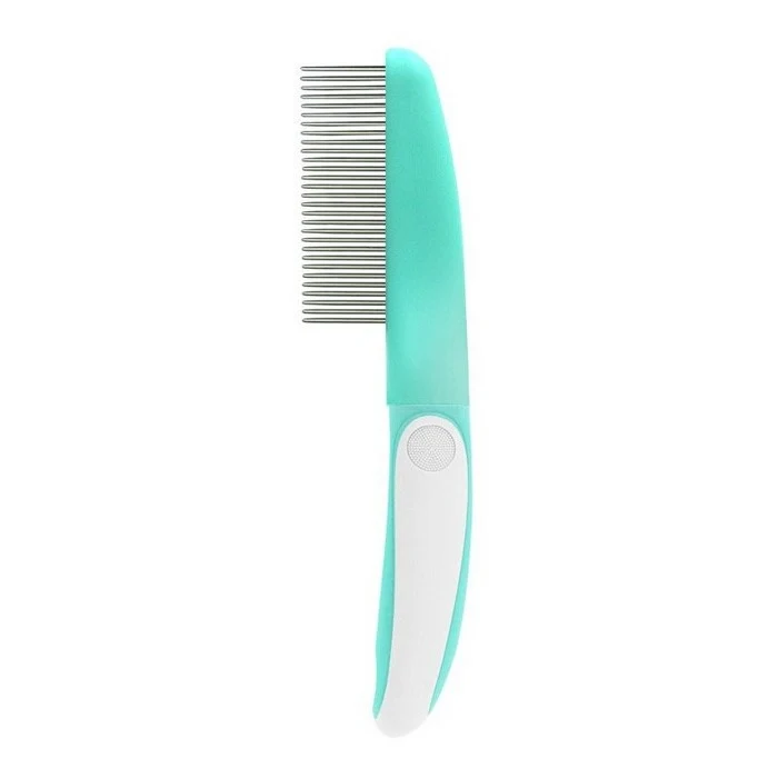 Pettine in metallo 29 denti per animali a pelo folto 5x22 cm - Hairmony