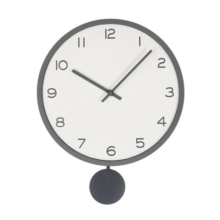 Orologio da parete tondo con pendolo 30 cm - Bayron