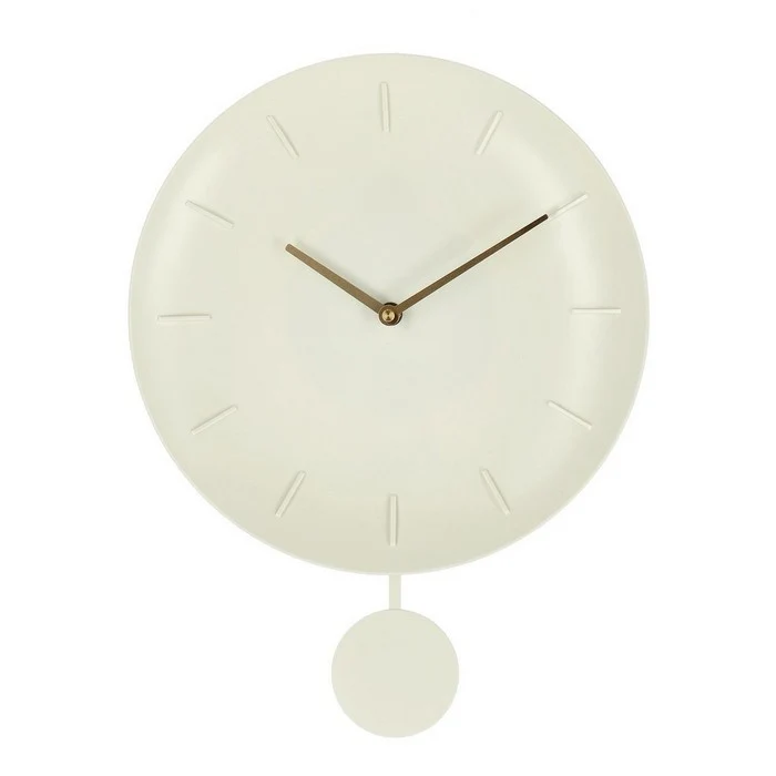 Orologio da parete tondo con pendolo 30 cm - Jair