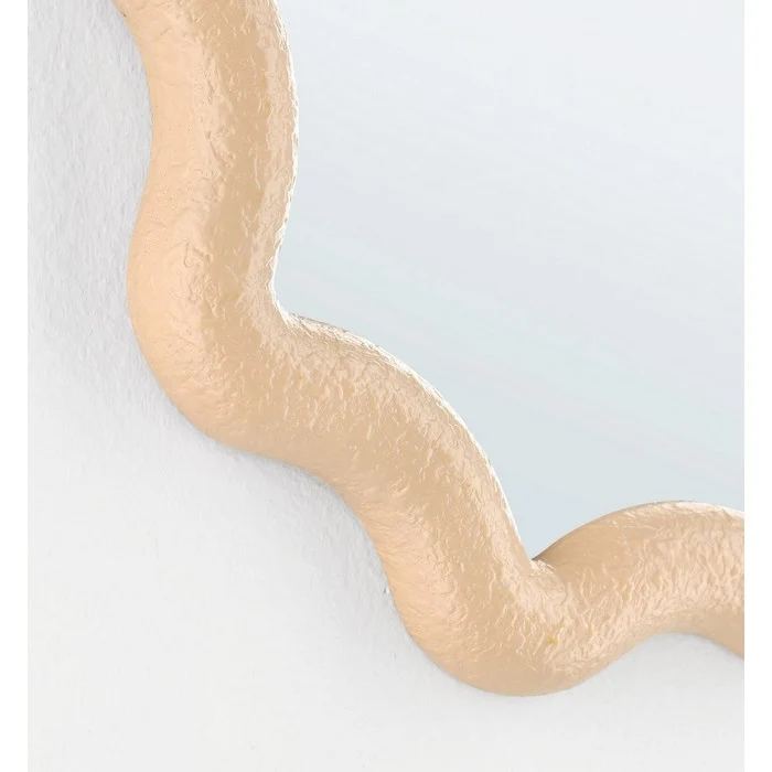 Specchio decorativo in mdf 32 cm - Creamy