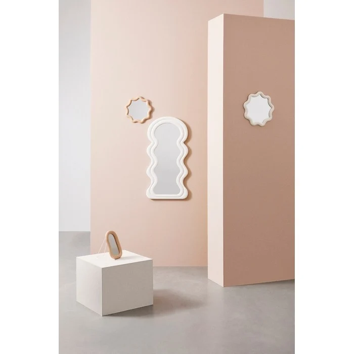 Specchio decorativo in mdf 32 cm - Creamy