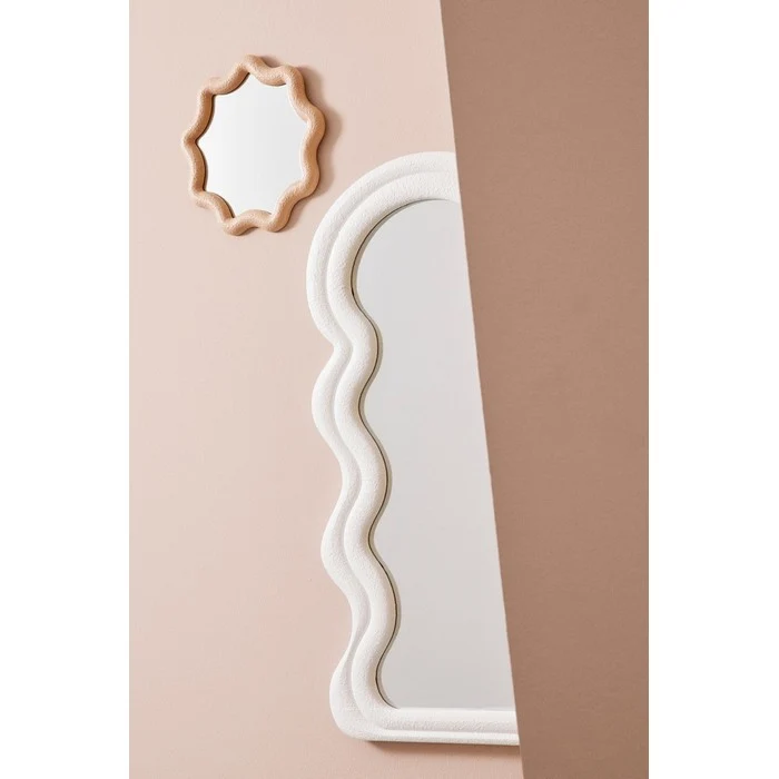 Specchio decorativo in mdf 32 cm - Creamy