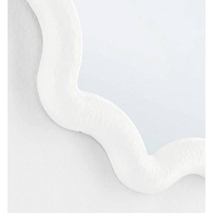 Specchio decorativo in mdf 32 cm - Creamy