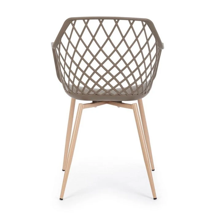 Sedia scandinava ergonomica con braccioli - Optik