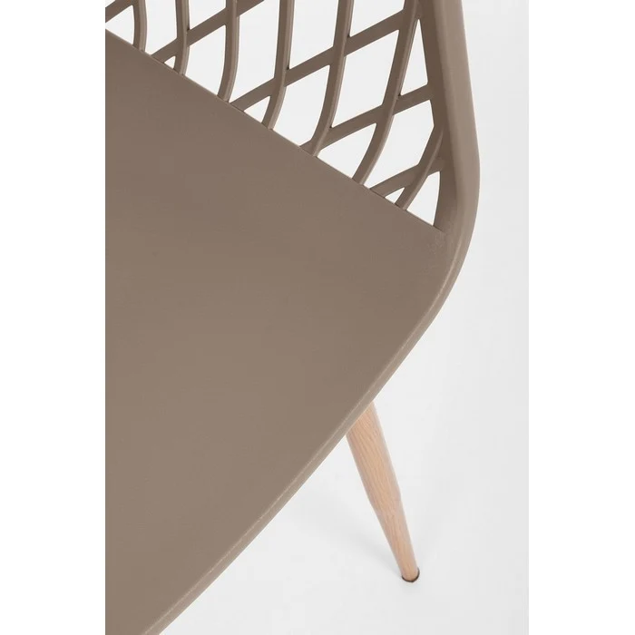 Sedia scandinava ergonomica con braccioli - Optik