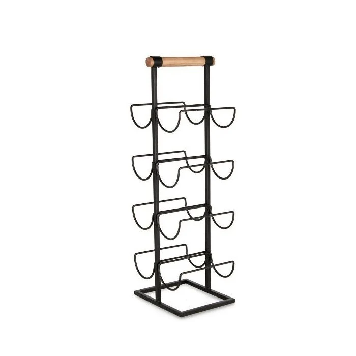 Porta bottiglie vino industrial 8 posti - Isaac stand