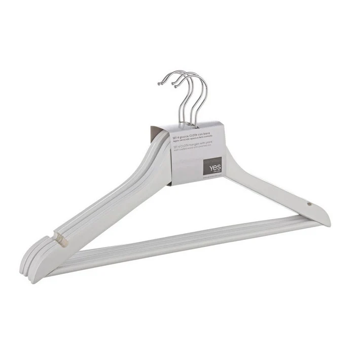 Set 4 grucce in legno classiche - Cloth