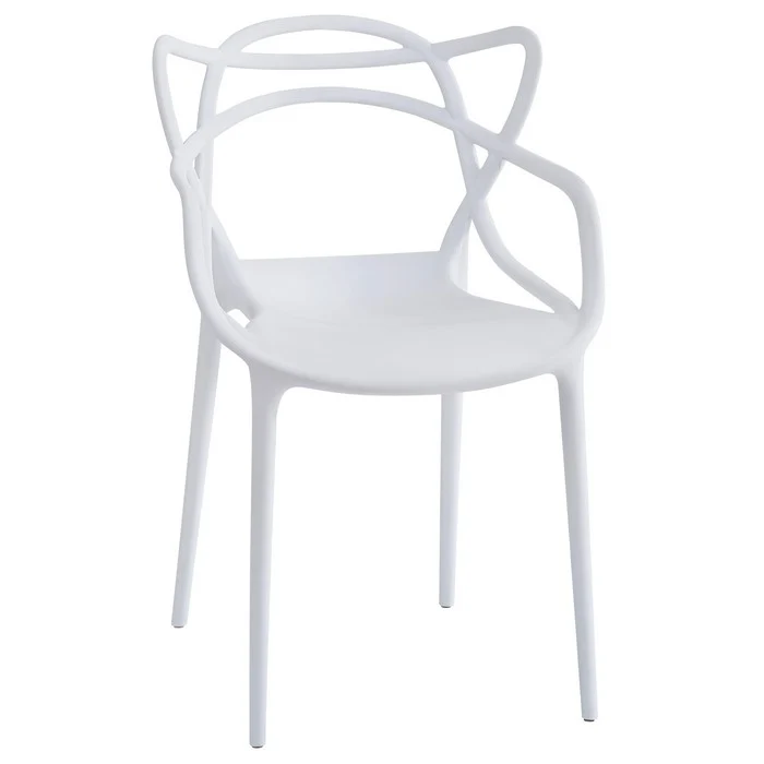 Set 6 sedie da giardino impilabili in polipropilene anti-uv - Alba