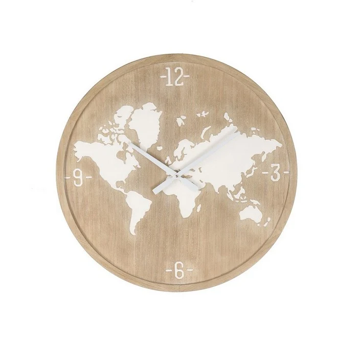 Orologio da parete tondo con planisfero 60 cm - Maxime
