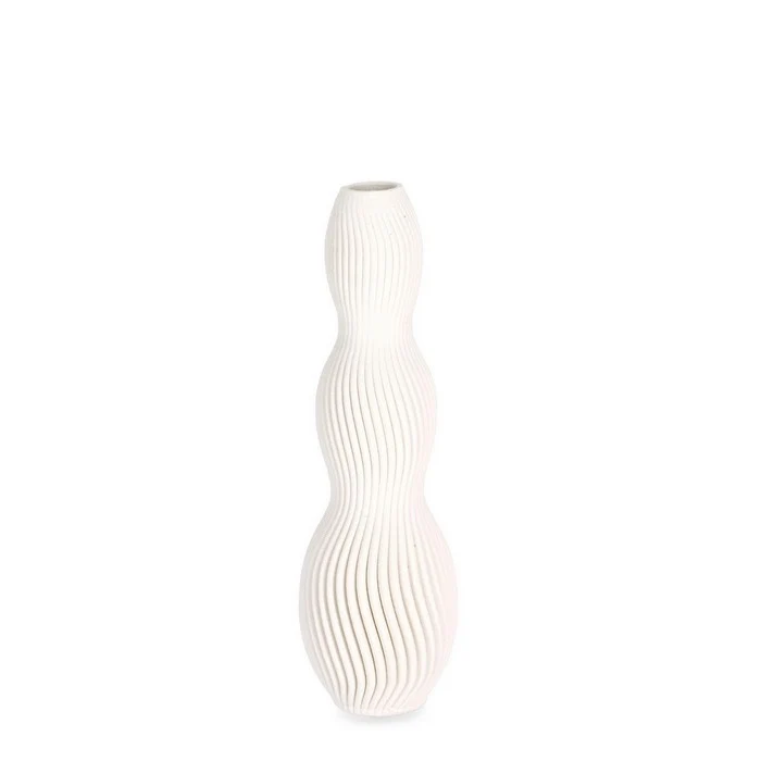 Vaso irregolare in ceramica stampata 28 cm - Svenna