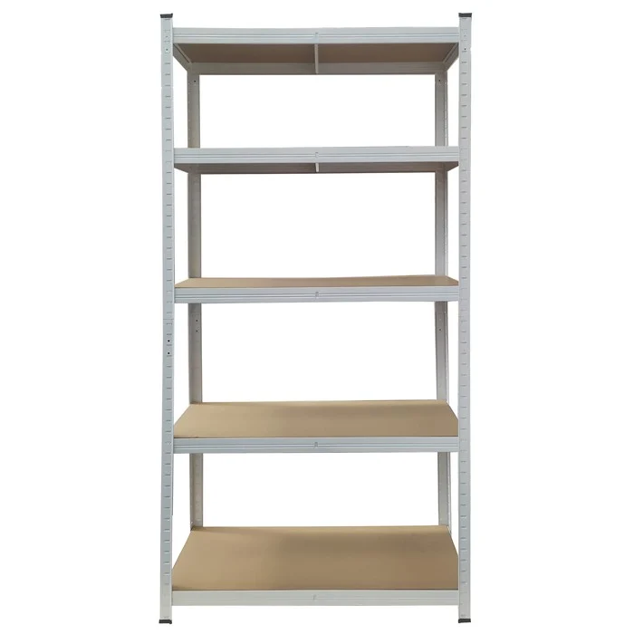 Scaffale in metallo colorato e legno 90x40x180h cm