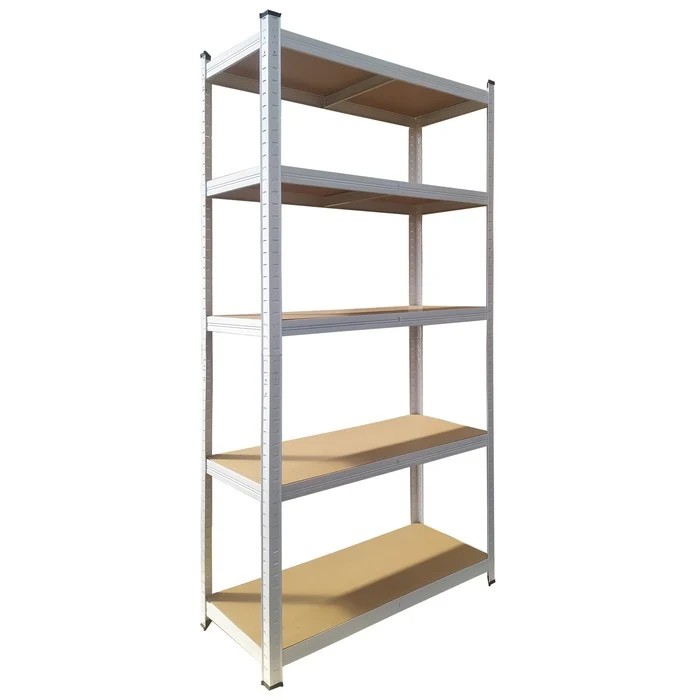 Scaffale in metallo colorato e legno 90x40x180h cm