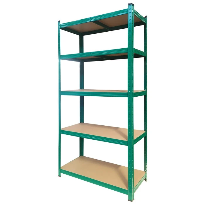 Scaffale in metallo colorato e legno 90x40x180h cm