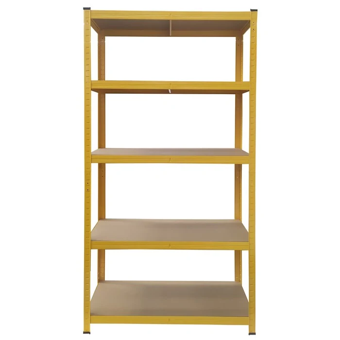Scaffale in metallo colorato e legno 90x40x180h cm