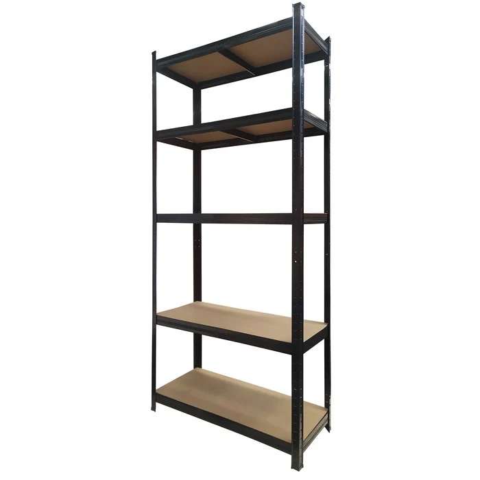 Scaffale in metallo colorato e legno 70x30x145h cm