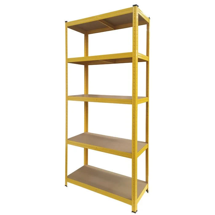 Scaffale in metallo colorato e legno 70x30x145h cm