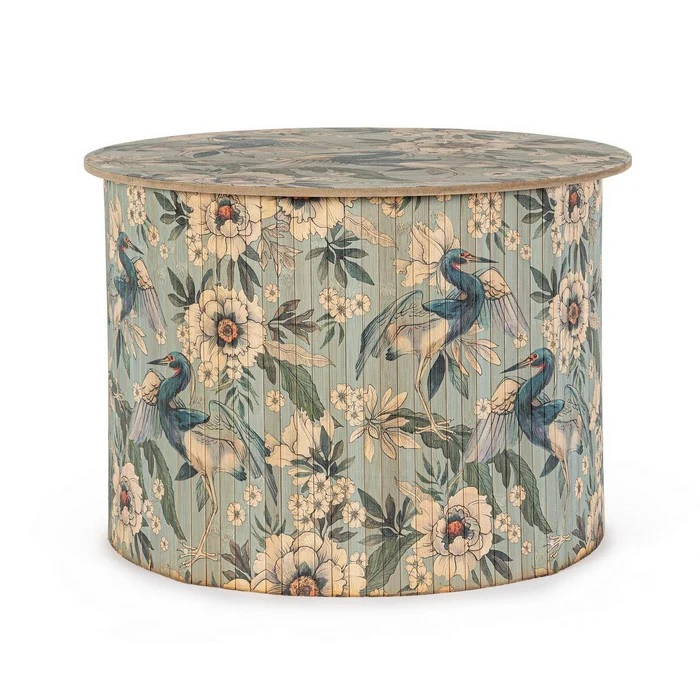 Tavolino tondo in bamboo - Maylin