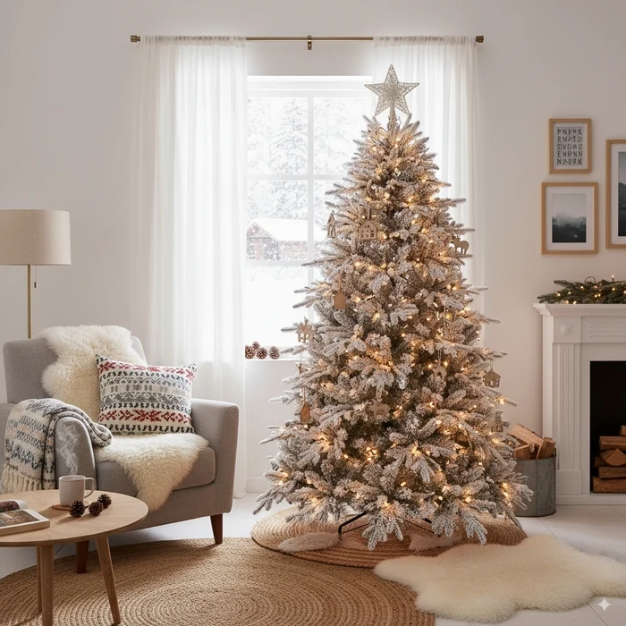 Albero di Natale innevato - Les Deux Alpes