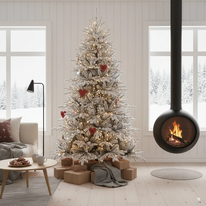 Albero di Natale innevato - Les Deux Alpes