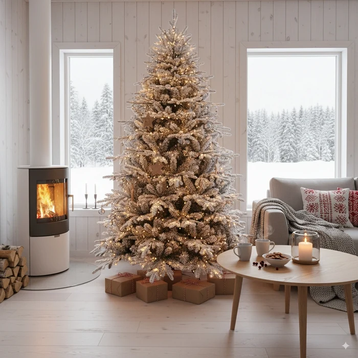 Albero di Natale innevato - Les Deux Alpes
