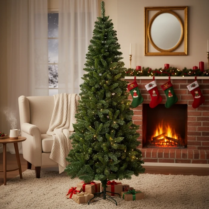Albero di Natale verde - La Thuile Slim