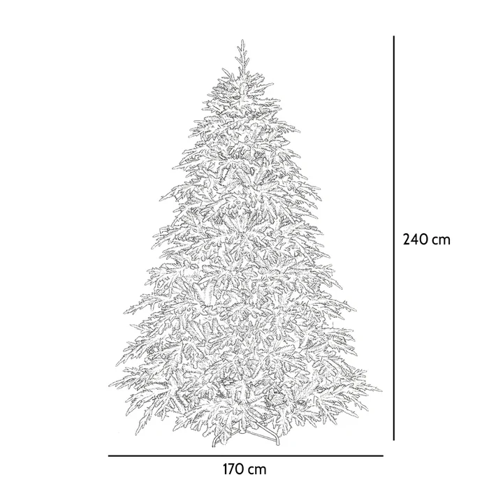 Albero di Natale verde realistico - Big Sky