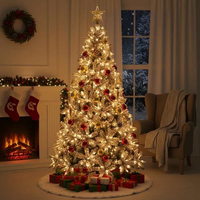 Albero di Natale innevato - La Thuile