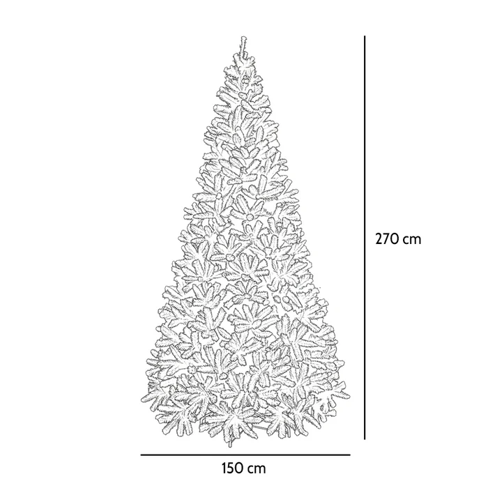 Albero di Natale innevato - La Thuile