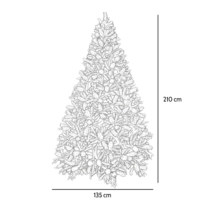 Albero di Natale verde - Canazei