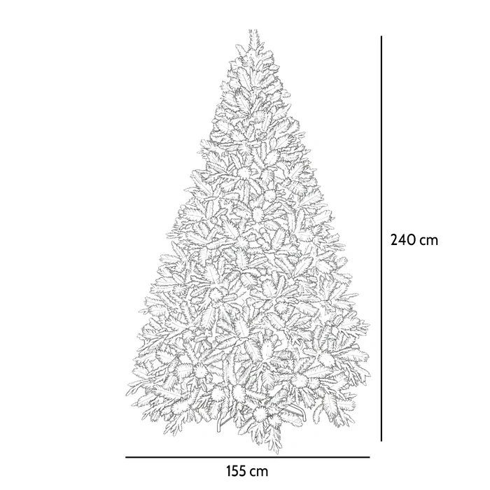 Albero di Natale verde - Canazei