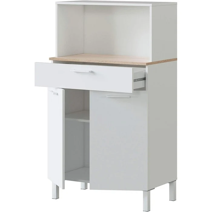 Mobile basso da cucina con 2 ante, cassetto e ripiano