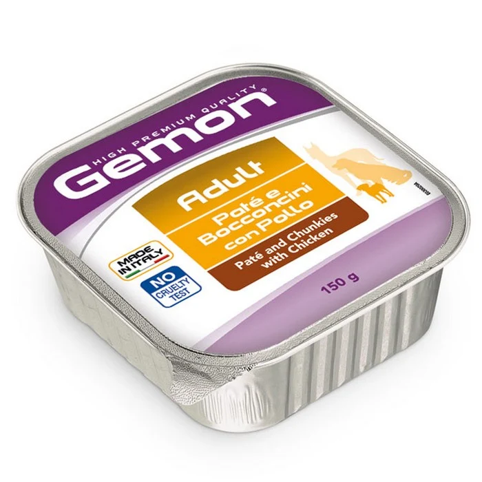 Gemon Paté e Bocconcini con Pollo 150g