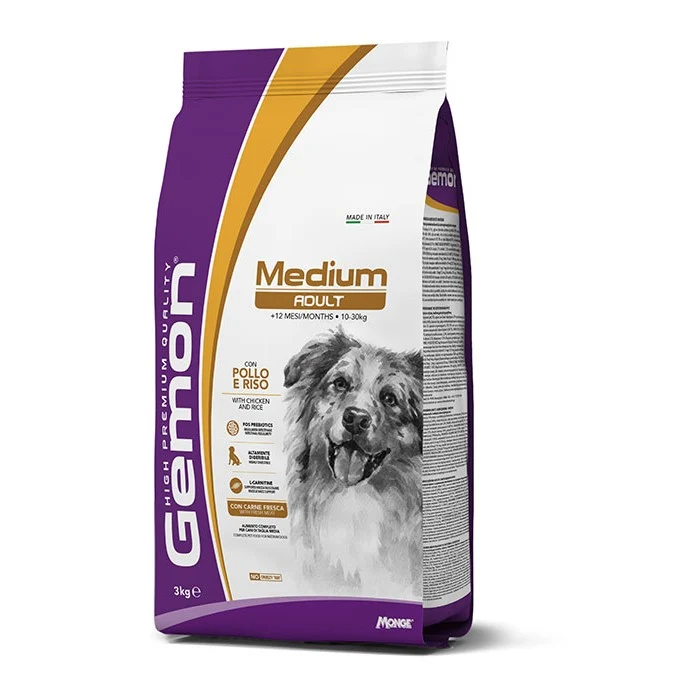 Gemon Medium Adult con Pollo e Riso