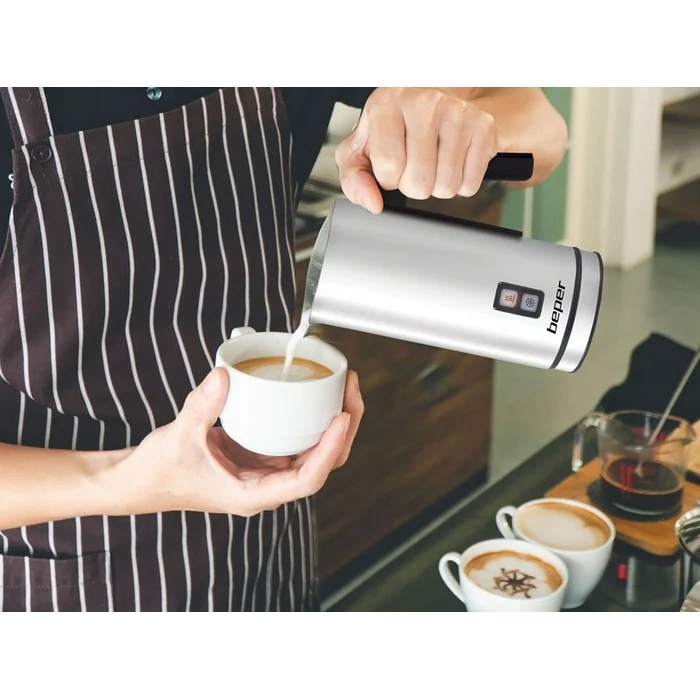 Schiumalatte elettrico in acciaio 550 watt