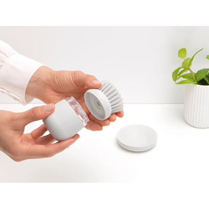 Spazzola lavapiatti con contenitore per sapone