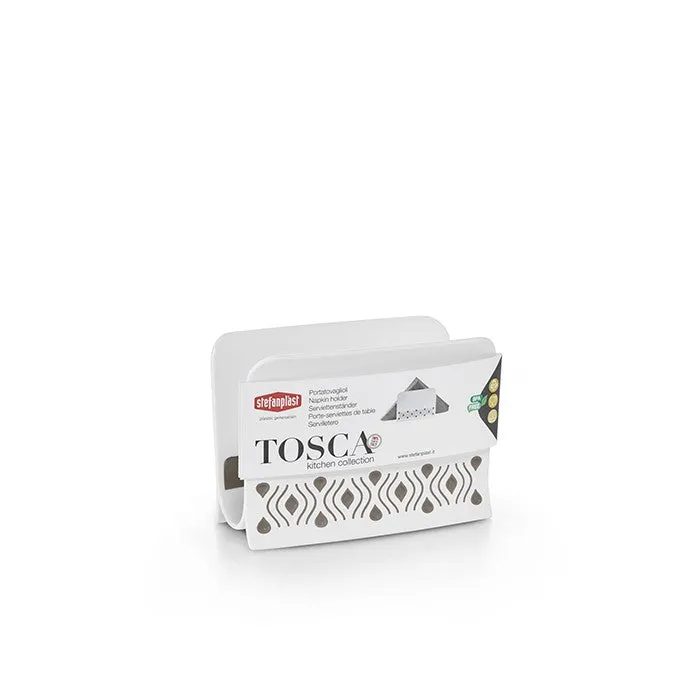 Portatovaglioli - Tosca bianco/tortora