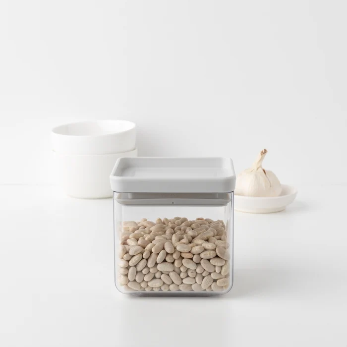 Barattolo per pasta quadrato in plastica 0,7 litri