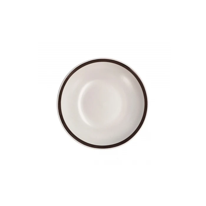 Servizio da 18 piatti in ceramica elegance con bordo
