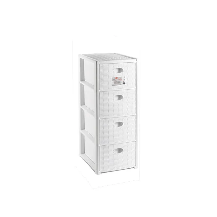 Cassettiera Elegance slim 4 cassetti