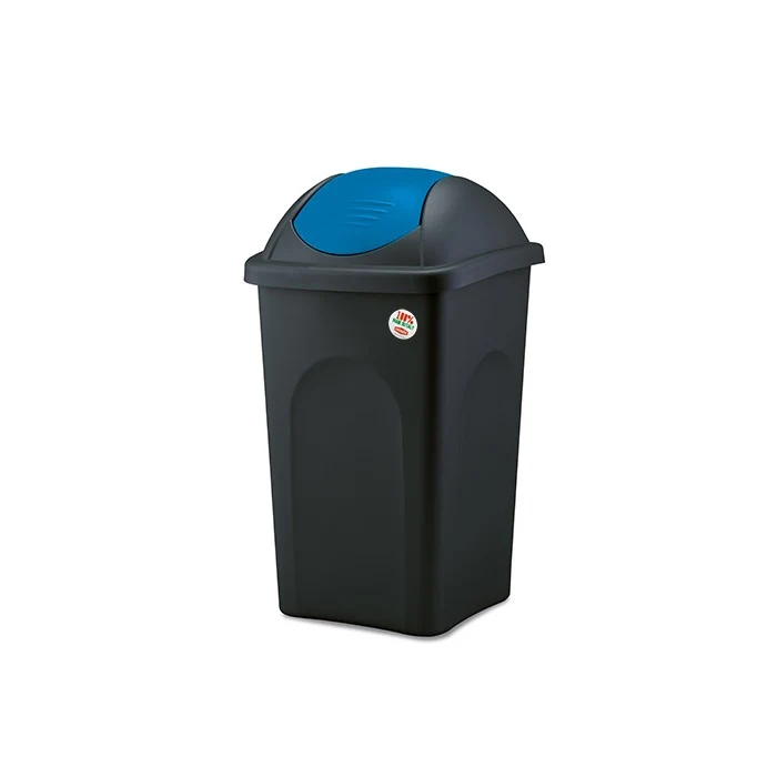 Pattumiera raccolta differenziata Bascula Silver 60 litri
