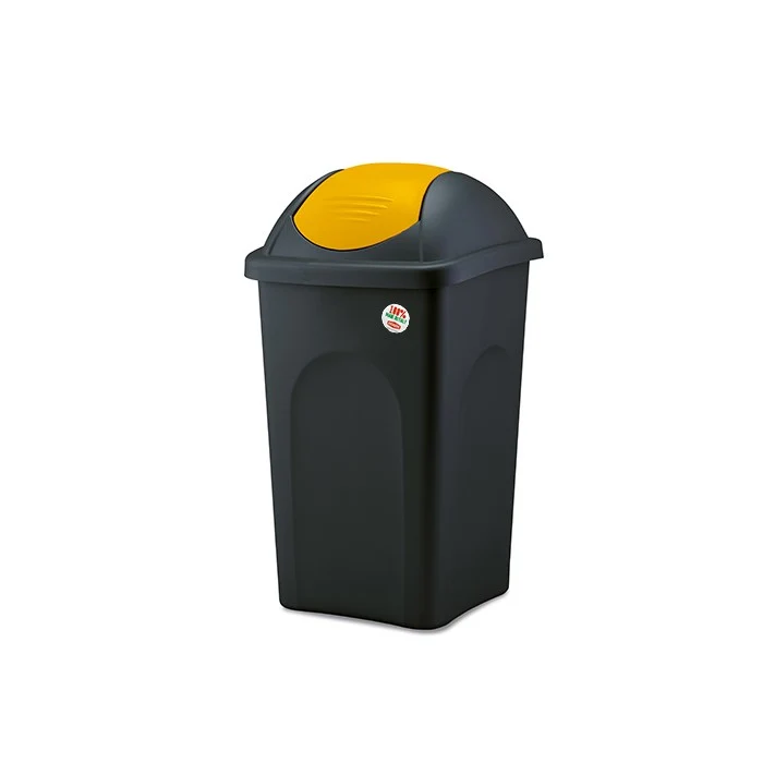Pattumiera raccolta differenziata Bascula Silver 60 litri