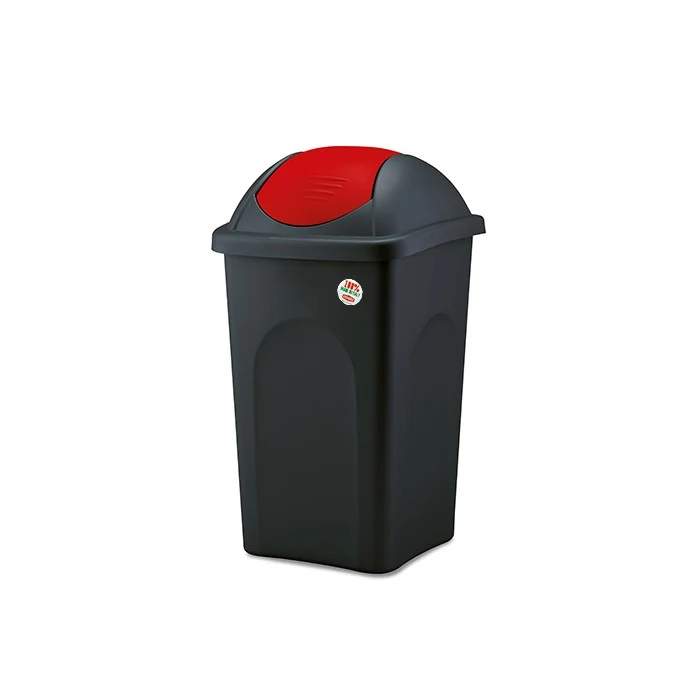 Pattumiera raccolta differenziata Bascula Silver 60 litri